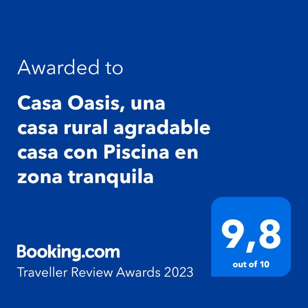 Casa Oasis Puertollano, Una Casa Rural En Puertollano, Agradable, Con Piscina En Zona Tranquila Exterior photo